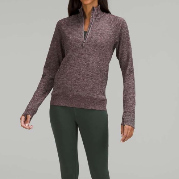 Lululemon Engineered warmth 1/2 zip chrome/lunar rock - Picture 1 of 6